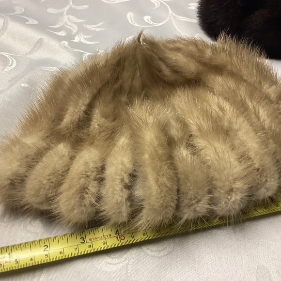 Excellent Mink Fur Hat by  VINTAGE LINED BEAUTIFUL STYLE - Picture 8 of 9